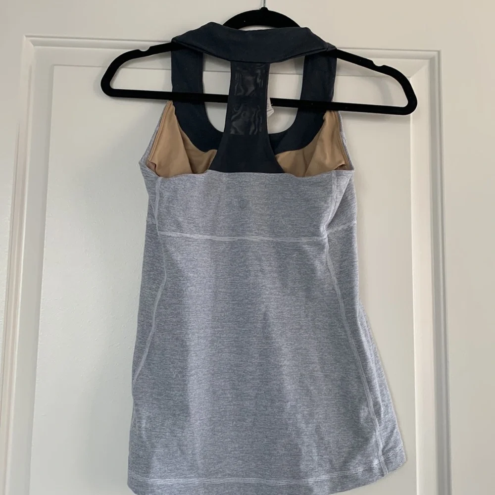 LULULEMON - Striped Racerback Tank - Picture 2 of 8